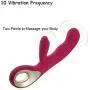G Spot Rabbit Vibrator Clitoris Stimulation, EVERFUN Waterproof Dildo Vibrator Clit Stimulator with 10 Vibration Modes Quiet Dual Motor for Women Rechargeable (Pink) G Spot Rabbit Vibrator Clitoris Stimulation, EVERFUN Waterproof Dildo Vibrator Clit Stimulator with 10 Vibration Modes Quiet Dual Motor for Women Rechargeable (Pink)