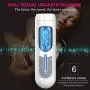SPFOZ Sex Automatic Male Masturbation six Toy Electric Vibrating Masturbator Cup Aircraft Cup Man Toy USB Rechargable Hands Free with Realistic 3D Sexyyy Underwear for Men T-Shirt