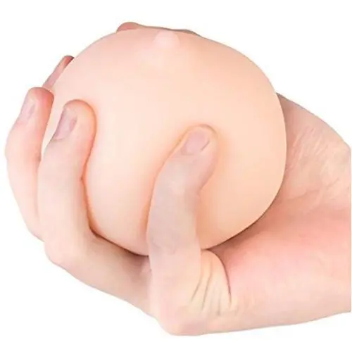 ZEMALIA Boob Boobies Breast Hand Stress Reliever Simulation Ball Silicone Funny Reality Chest Mimi Ball Male Masturbators ZEMALIA Boob Boobies Breast Hand Stress Reliever Simulation Ball Silicone Funny Reality Chest Mimi Ball Male Masturbators