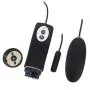 ALBK Av Vibrator for Women Remote Control 10 Frequency Vib Electric Vibrating Egg Waterproof Massager Black