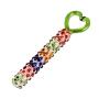 NewMaxer Heart-Shaped Designed Glass Dildo for Women Crystal Female Masturbator Glass Vaginal Plug Anal Anus Plug