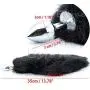 EA-STONE Stainless Steel Bǜtt-Plǚg,Funny Love Faux Fox Tail Butt Backyard Stopper,Cosplay Costumes for Women EA-STONE Stainless Steel Bǜtt-Plǚg,Funny Love Faux Fox Tail Butt Backyard Stopper,Cosplay Costumes for Women