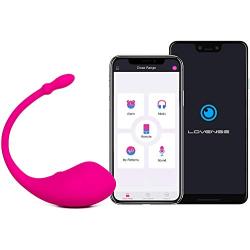 LOVENSE Lush Bullet Vibrator, Strong & Quiet Stimulator with Long Distance Bluetooth Remote Control, Customizable Vibrations, Partner & App Control