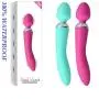 Whisper Quiet and Powerful, The Double Ended Massager boasts 10 Vibration Modes, USB Rechargeable, Waterproof, Wand Therapeutic Massager for Muscle Aches - Sports Recovery (Teal) Whisper Quiet and Powerful, The Double Ended Massager boasts 10 Vibration Modes, USB Rechargeable, Waterproof, Wand Therapeutic Massager for Muscle Aches - Sports Recovery (Teal)