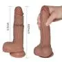 Role-Playing Realistic Male Torso Mold Realistic Texture Vitality Stick Massager Soft and Flexible Silicone Massager (Color : Brown) Role-Playing Realistic Male Torso Mold Realistic Texture Vitality Stick Massager Soft and Flexible Silicone Massager (Color : Brown)