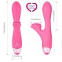 Rabbit Vibrator for Women,Rechargeable 10 Powerful Modes,Pink