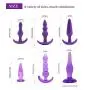 8pcs/Set Anal Plug Beginner Set for Women and Men Soft Medical Silicone Massage Sticks Trainer Kit 8pcs/Set Anal Plug Beginner Set for Women and Men Soft Medical Silicone Massage Sticks Trainer Kit