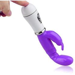 Clearance ! Litetao New ! Hot Sale ! New ! Hot Sale! Waterproof Multispeed Powerful Rabbit Dildo Vibrator Double G-spot Massager Adult Sex Toy For Couples