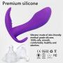 Vibrator Clitoris Dildos and G-Spot Clit Stimulator Remote Control Vibrate Masturbation Sex Toys for Women 10 Vibrating Modes Wearable Wand Vibrators Butterfly Vagina Massager for Adult Couples(A)