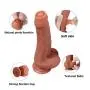 TTQQJJ 8.46 Inch Silicone Women and Men Soft Toys Body Relaxation - Cleaning Products Before and After Use - Flesh - Xiaoxuesinianji1.1