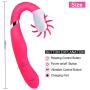 WeDol Women Wand Massager Waterproof Powerful Rabbit Vibra Stimulator for Couples, rosa