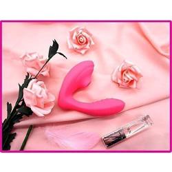 Qbyoop 10 Frequency Sucking Wand Massage, Wearable Perfect Clǐt-Oral Sucking VǐbRator Excited (Color : Pink)