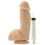 Doc Johnson The Amazing Squirting Realistic Cock with 1 oz. Bottle of Splooge Juice - Vanilla