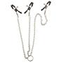 Zcargel Adult SM Sex Toy Adjustable Soft Rubber Metal Nipple Clamps Clit Clamp Set with Chains