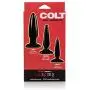 CalExotics Colt Anal Trainer Kit - 3 Piece Male Butt Plug Set - Waterproof Fetish Sex Toys for Couples - Black CalExotics Colt Anal Trainer Kit - 3 Piece Male Butt Plug Set - Waterproof Fetish Sex Toys for Couples - Black