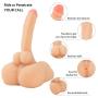 Y-NOT Lifelike TPR Realistic Dildo Penis Silicone Cock 8 inches with Dual Density Core and Flesh Surface Large Penis Big Dick for Women, Female