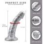 PRX 7 Inch Silicone Hands Huge Massage with Penetrator Strong Suction Cup for Women Mén - Absorbable On Mirrors, Floors and Any Smooth Surface PRX