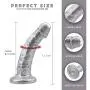 PRX 7 Inch Silicone Hands Huge Massage with Penetrator Strong Suction Cup for Women Mén - Absorbable On Mirrors, Floors and Any Smooth Surface PRX