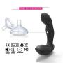 XSEXO - 15m Wireless Control 10 Speeds Stimulator for Men & Couple Rechargeable Massager (Black)
