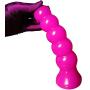 Anal Plug Dildo Penis Soft Adult Sex Toys, 9 Inch Long, Strong Suction Cup (Purple)