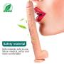 16.93-inch Lifelike Realistic Dildo with Powerful Suction Cup - Fake Penis Female Hands-Free Massage Toys