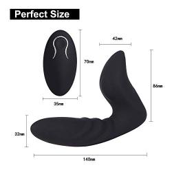 Wireless Handheld Electric Massager Silicone for Male Female and Beginner