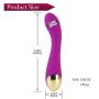 Waterproof Vibrator Dildo for Women with 10 Vibration Modes, EVERFUN Silicone G Spot Vibrator Clitoris Stimulator Adult Sex Toys (Purple)