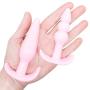 Roxy Sex Toys Butt Plug 2 Piece Anal Plug Set for Men & Women Silicone Toys Pink