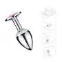 Romi Great Gift Idea Valentine s  Birthday Gift  Stainless Steel Attractive Butt Plug Anal Jewelry Small  Sm252 Shipped in Discrete Package No Invoices Included
