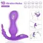 Wearable G Spot Vibrator with 10 Powerful Vibrations for Triple Stimulation, PALOQUETH Wireless Remote Control Personal Vibrator Waterproof Clitoral Stimulator Dual Motor Silicone Massager for Women Wearable G Spot Vibrator with 10 Powerful Vibrations for Triple Stimulation, PALOQUETH Wireless Remote Control Personal Vibrator Waterproof Clitoral Stimulator Dual Motor Silicone Massager for Women