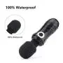 KONERLE Wand Massager for Back and Shoulder,Mini Cordless Massager,USB Recharge, Waterproof,Travel Massage Black KONERLE Wand Massager for Back and Shoulder,Mini Cordless Massager,USB Recharge, Waterproof,Travel Massage Black