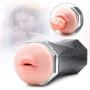 Yikiop 2 in 1 Male Aír-cräft Cup Electric Automatic Personal Self Pleasure Massager for Men Strong Sucking Male Massaging Device Waterproof Vibration Modes & Heating Function for Couple Mens T-Shirt