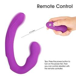 Exciting Strapless Strapon Wireless Lesbian Double Penetration Remote tremble-Massager Happy Toys for Woman Toys for allurings Alluring Shop,Model A
