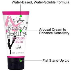 Siam Circus Nymphos Desire Female Arousal Enhancement Enhancer Balm Cream Gel 1.5 Oz Tube