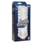 Doc Johnson Balls Deep - ULTRASKYN - 9 Inch Close-Ended Stroker - Creates Natural Suction - Heavy Duty Masturbator - Mouth