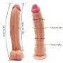 Hehelen 12 Inch Waterproof Silicone Big Realistic Double Deildo with S-uction Cup for Women Men Beginners Hehelen 12 Inch Waterproof Silicone Big Realistic Double Deildo with S-uction Cup for Women Men Beginners