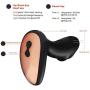 Vibrating Prostate Massager Anal Sex Toys - Adorime Heating Silicone Anal Vibrator Butt Plug with 7 Stimulation Patterns for Men Masturbator 