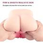 Pussy Ass Masturbator-3D Realistic Dual Deep Vagina & Anal Male Sex Toy-Lifelike Adult Masturbation (4.63 Pounds)