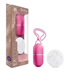 Powerful 10 Vibrating Functions Wireless Satin Smooth Egg - Remote Control Bullet Vibrator - Sex Toy for Women - Sex Toy for Couples (Raspberry)