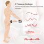 Penis Pump Rechargeable Automatic Penis Vacuum Pump Electronic Male Enhancement Training Device Clear Cylinder with 4 Penis Rings