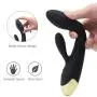 Computer LED New Vibrator-10 Speed USB Cable Rechargeable Weaterproof Mini Design for Bedroom, Patio, Garden, Gate, Yard, Parties, Wedding (Black)