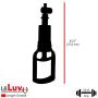 LeLuv Vacuum Pump Easyop Handle with Quick-Release Valve for T-Grip Kits