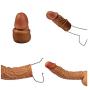 Pê-NIS Sleeve Vib-ratór Reusable Cóndoms for Men Pê-NIS En-la-rgement Delay Ejacuation Trainer Pê-nisring Cóndom Condones Safer 2