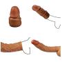 Silicone Cóndom Reusable Pênnís Sleeve Enlargement Toys for Men Chástity Clítoris Stímulator Pênnís Rings-3124