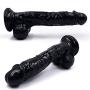 HYLHYL5-F Cl-ǐt Suckěr, Black 7 inch Realistic Thrusting and Rotation Suction Cup Adult Toys for Female Wand Women Suction Cup | Diameter 4cm/1.57iches