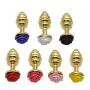 Stainless Steel anāl Plúg Rose Flower Decor Bùtt Toys Massager Stainless Steel anāl Plúg Rose Flower Decor Bùtt Toys Massager