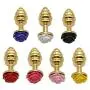 O-GAME Stainless Steel Amal Plug Rose Flower Decor Massage Male Female Erotic Toys O-GAME Stainless Steel Amal Plug Rose Flower Decor Massage Male Female Erotic Toys