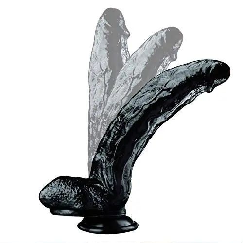 Lifelike Wand 11.8-inch PVC Toy Suitable for Beginners Soft and Odor-Free Strong Sucker Hands-Free Interactive Play Anniversary Gift (Color : Black) Lifelike Wand 11.8-inch PVC Toy Suitable for Beginners Soft and Odor-Free Strong Sucker Hands-Free Interactive Play Anniversary Gift (Color : Black)