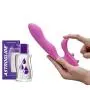 Abby Soft Silicone 3 Motor Rabbit & 2.5 Oz Astroglide Water-Based Lubricant