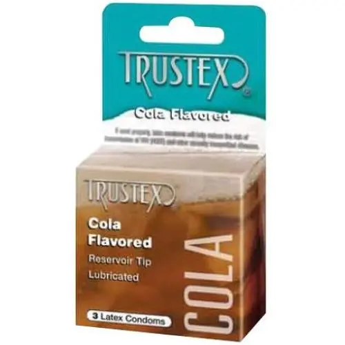 Trustex Cola Flavored Condom, 3 Count Trustex Cola Flavored Condom, 3 Count